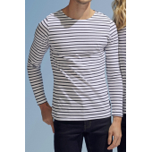 Men´s Long Sleeve Striped T-Shirt Marine