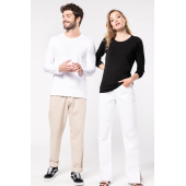 T-shirt ronde hals lange mouwen